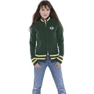   Bay Packers Full Zip Draft Day Sweater Jacket   Touch by Alyssa Milano
