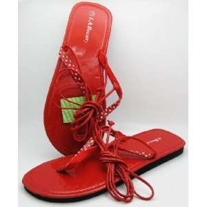  Ladies Flip Flop Sandals with Laces (Model W2559sd)   48pc 