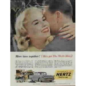    1957 Chevrolet / Hertz Rent a car Ad, A3991. 