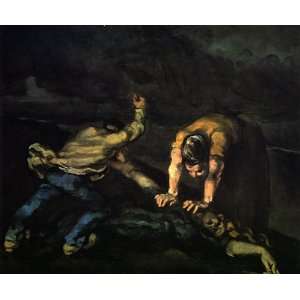  Oil Painting: The Murder: Paul Cezanne Hand Painted Art 