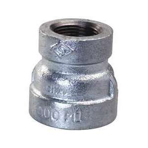 Industrial Grade 5XTH9 Galv Coupling, 1 1/4x1/2 In, Mall Iron  