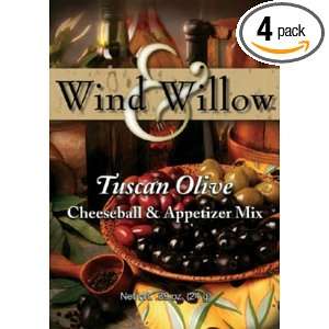Wind and Willow Tuscan Olive Cheeseball Mix   .89 Ounce (4 Pack 