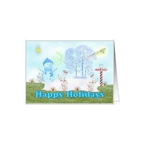  Happy Holidyas, tree with magical sparkling fairy dust and 