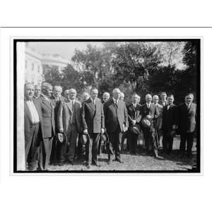  Historic Print (L) Coolidge & Weeks with engineers who 