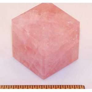  Rose Quartz Crystal Cubes(7/8   1)   1pc. Everything 