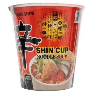  Nong Shim Instant Noodle Cup Spice 75g. 