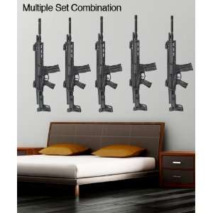   Wall Decal Sticker ARC Military Weapon Gun JH175: Everything Else