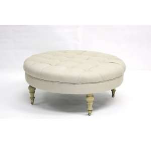  Maison Tufted Round Ottoman