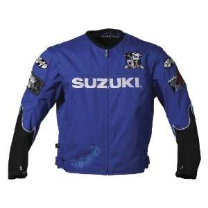  Joe Rocket Suzuki Fuel Mens Textile Motorcycle Jacket Blue 