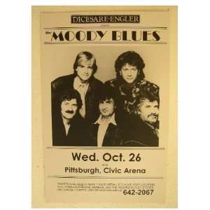 Moody Blues Handbill Poster Band Shot The