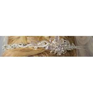  Ornate Beaded Headband with Side Detail   Hair Jewelry 
