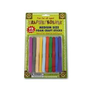  Foam craft sticks   Pack of 24: Toys & Games