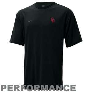   Sooners Black Performance Basic Loose T shirt