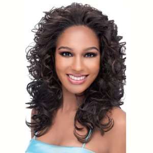    OUTRE Synthetic Hair Half Wig Quick Weave Narissa 1b: Beauty