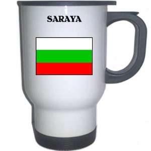  Bulgaria   SARAYA White Stainless Steel Mug Everything 