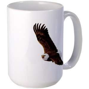    Large Mug Coffee Drink Cup Bald Eagle Flying: Everything Else