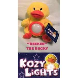  Kozy Lights BEEKER the Duck, BRAT PACK Series, Stuffed 