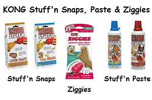 KONG Stuffing   Stuffn Snaps   Stuffn Paste   KONG Ziggies   Healthy 