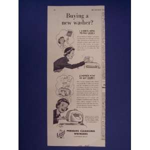   wringers 50s Print Ad,vintage Magazine Print Art 
