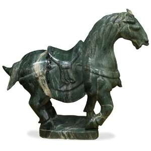  Hand Carved Tang Dynasty Jade Horse: Home & Kitchen