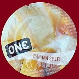  One Flavor Waves Banana Split Condoms 1000 Pack: Health 