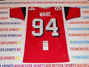 DEMARCUS WARE autographed signed Troy Trojans red Jersey JSA#w273749 
