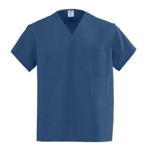 AngelStat Set In Sleeve Scrub Top   Navy, XL, Angelica Color Coding 