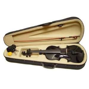  VIOLINSMART Solid BLACK color 1/2 Size Teachers 