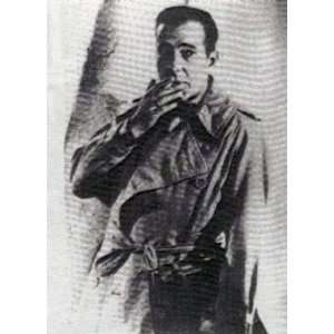  Humphrey Bogart in Trenchcoat Black & White 27x39 