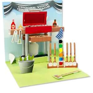  Up With Paper Pop Up Greeting Card   Barbecue (#828 