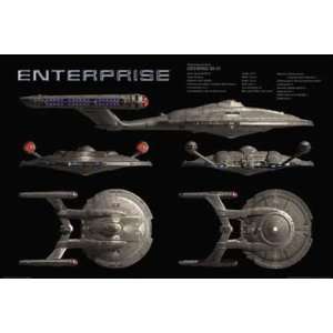 Star Trek   Enterprise   Poster:  Home & Kitchen