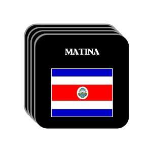  Costa Rica   MATINA Set of 4 Mini Mousepad Coasters 