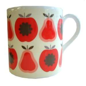  Orla Kiely Mug Red Apples and Pears Design [Toy] Kitchen 