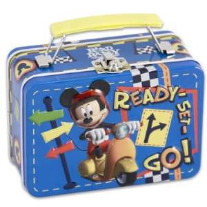   Mouse Ready Set GO! Small Tin Lunch Box 5.5x4x2.5 Toys & Games