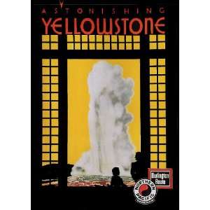 Northern Pacific Railway Train Company Astonishing Yellowstone Vintage 