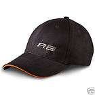 Audi R8 Brushed Black Hat w/ Orange trim.   Brand New