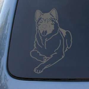 AKITA   Dog   Vinyl Car Decal Sticker #1484  Vinyl Color: Silver