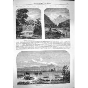   1862 ANGLING FISHING SCOTLAND LOCH LEVEN SALMON RIVER: Home & Kitchen