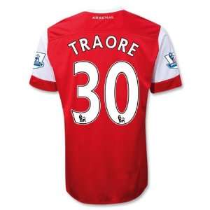  Arsenal 10/11 TRAORE Home Soccer Jersey