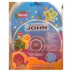 Barney Music for Me   John