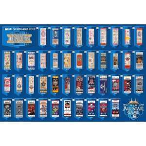  2012 MLB All Star Game Tickets to History Poster   Royals 