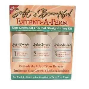 Soft & Beautiful Extend a Perm Nonchemical Thermal Straightening Kit