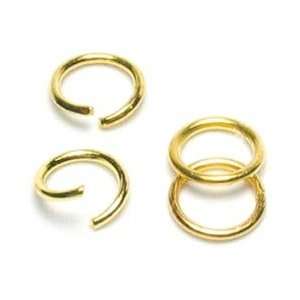  Cousin Beads Jewelry Basics 6mm Jump Rings 300/Pkg Gold; 3 