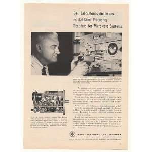   Telephone Labs Portable Frequency Standard Print Ad