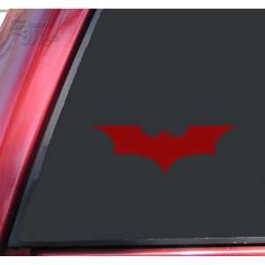 Batman Begins / The Dark Knight Vinyl Decal Sticker   Dark Red