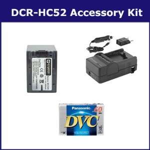 Sony DCR HC52 Camcorder Accessory Kit includes SDM 109 