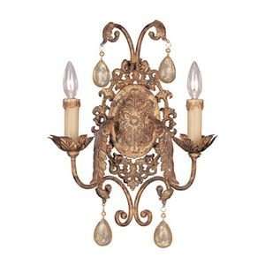 Tracy Porter Collection 9 647 2 300 Heirloom Blossom 2 Light Wall 