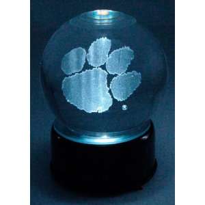  Clemson Tigers Etched Logo Crystal Ball: Sports & Outdoors