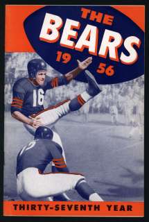 Collection of Chicago Bears Media Guides: 1955 1959  