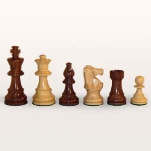  Sheesham and Boxwood Double Weight Chess Pieces Toys 